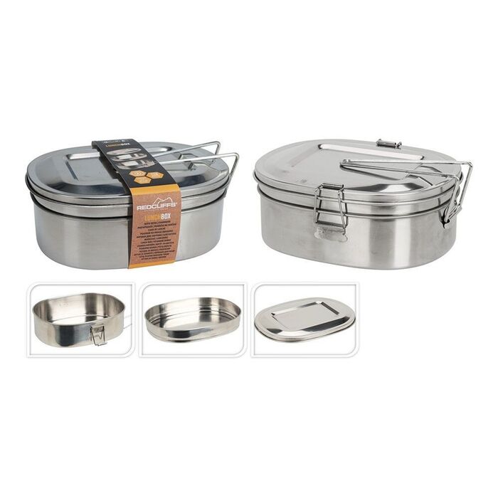 Recipiente inox 200 ml 180 x 140 x 75 mm