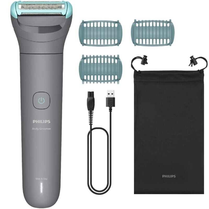 Cortabarbas Philips Body Groomer BG3485/15/ con Batería/ 3 Accesorios