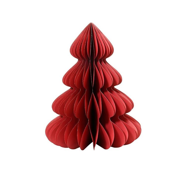 Árvore de papel vermelho ø72 x 90 cm