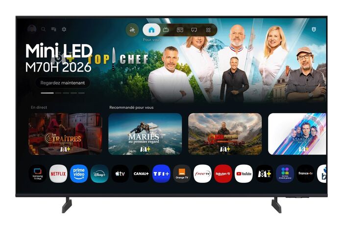SAMSUNG - Mini Led Smart TV TU55M70HAUXXC