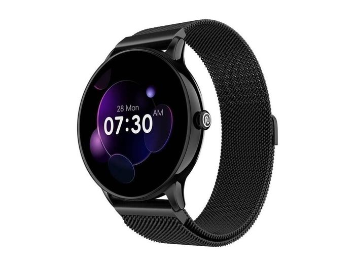 NOISE - Smartwatch Twist Go Black Link wrb-sw-twistgo-meshmtl-blk_blk