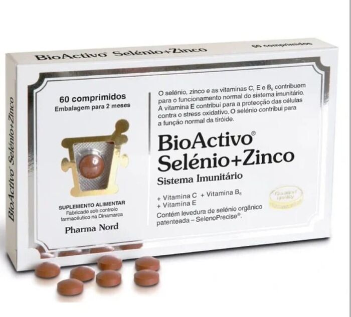 BioActivo Selénio + Zinco – Sistema Imunitário (Pharma Nord)