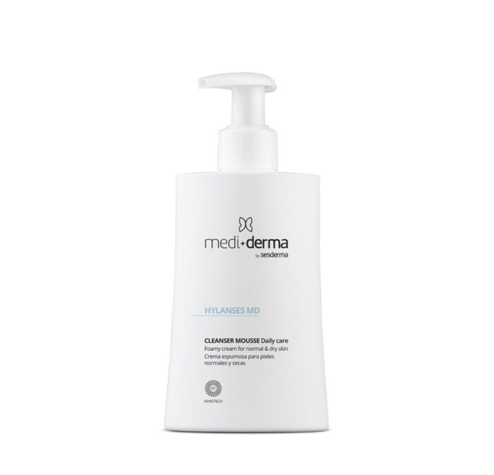 Hylanses MD Cleanser Mousse – Limpeza Suave para Peles Normais e Secas