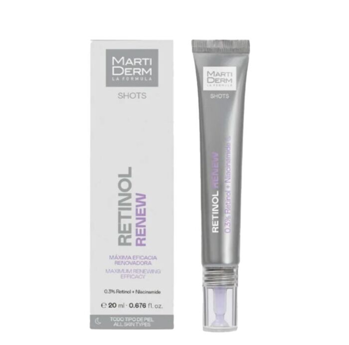 MartiDerm Shots Retinol Renew – Sérum Renovador 0.3% Retinol + Niacinamida