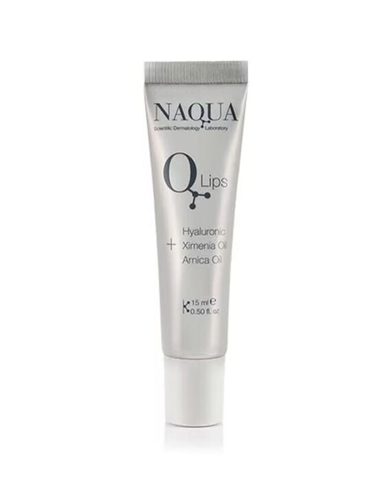 Naqua Q Lips – Bálsamo Labial com Ácido Hialurónico, Óleo de Ximenia e Arnica