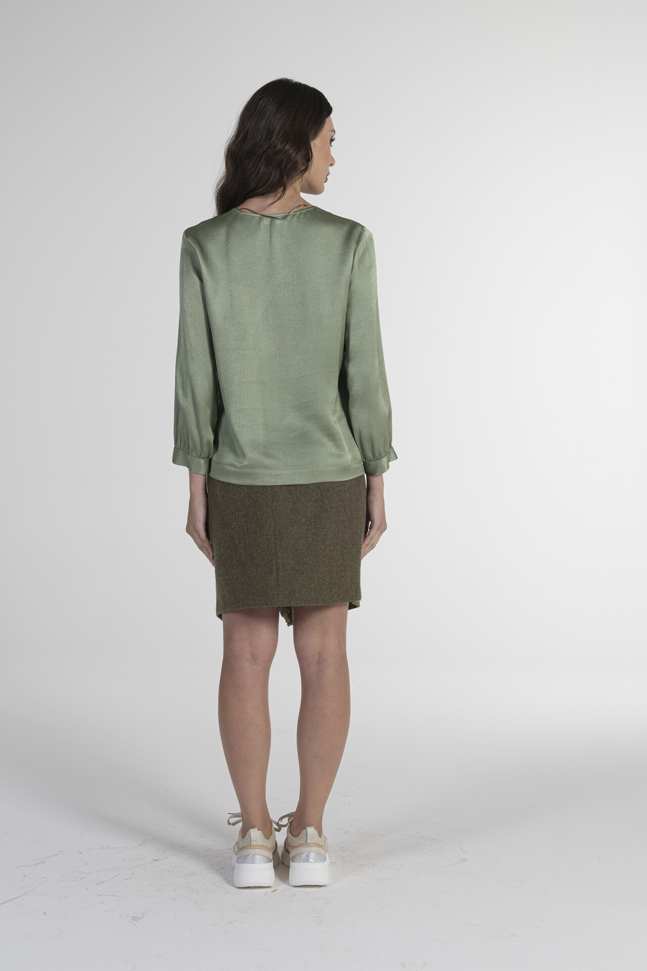 BLUSA ACETINADA