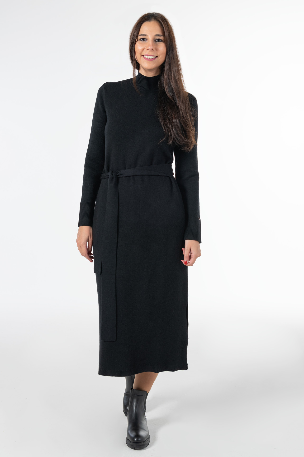 KNIT MIDI DRESS