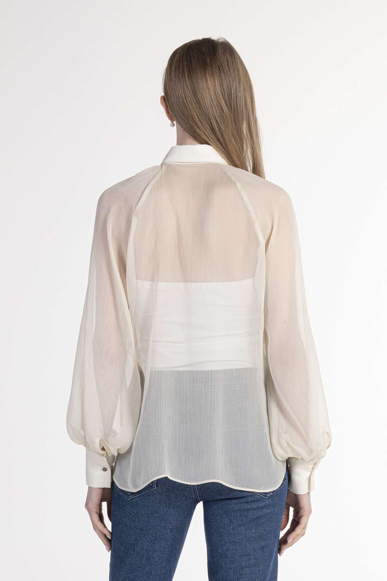 Blusa com Folhos