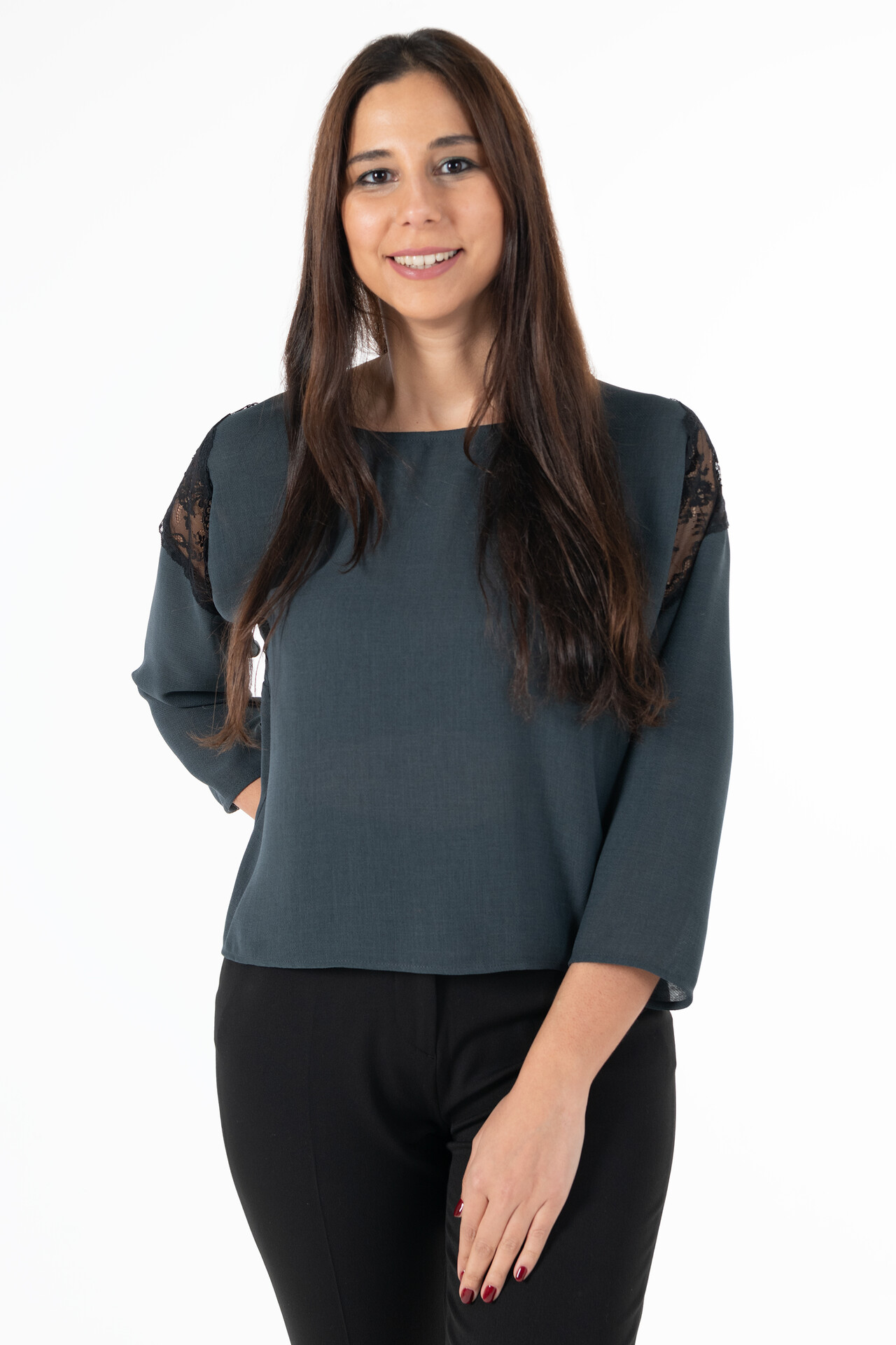BLOUSE WITH LACE