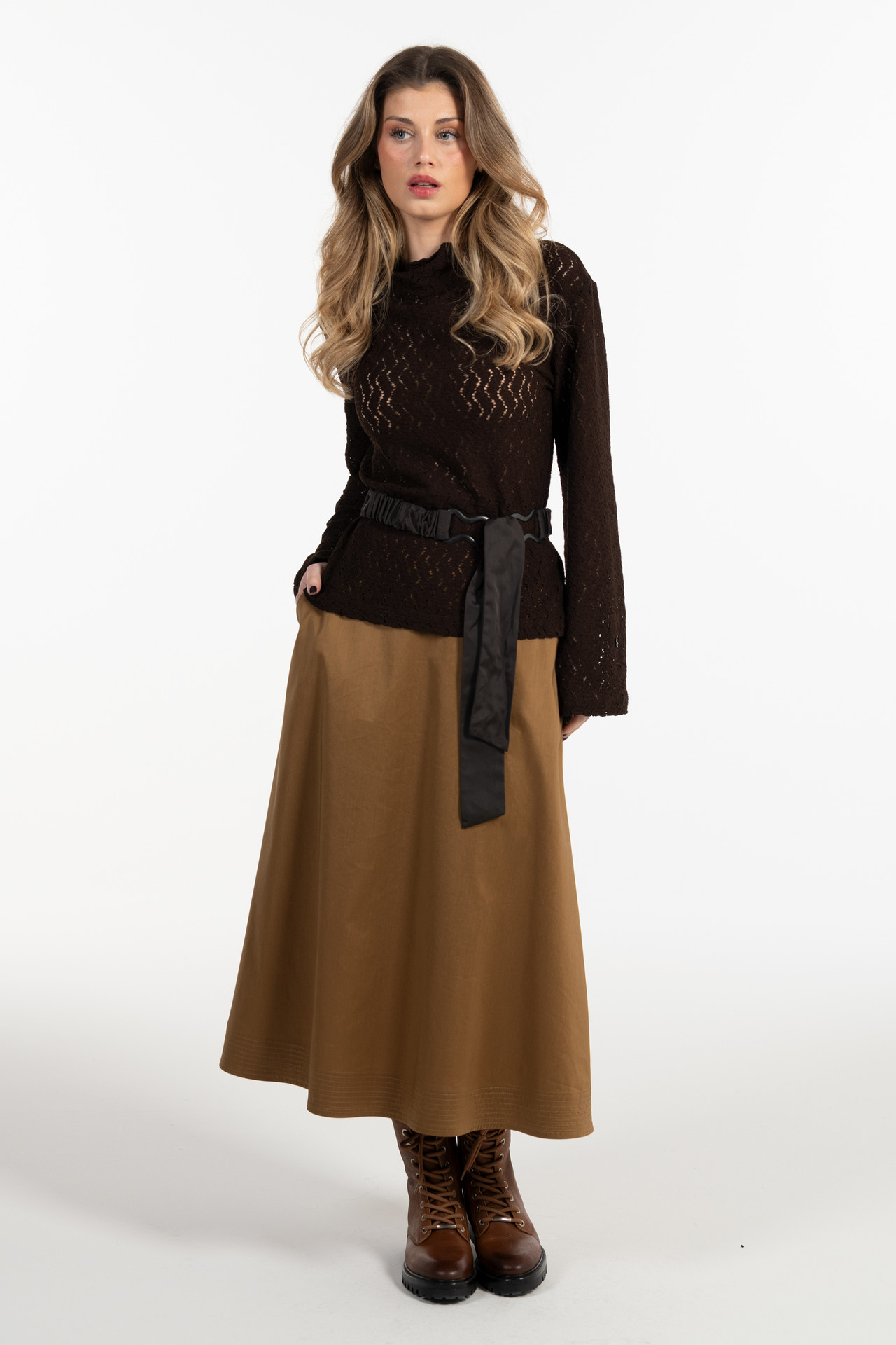LACE KNIT SWEATER