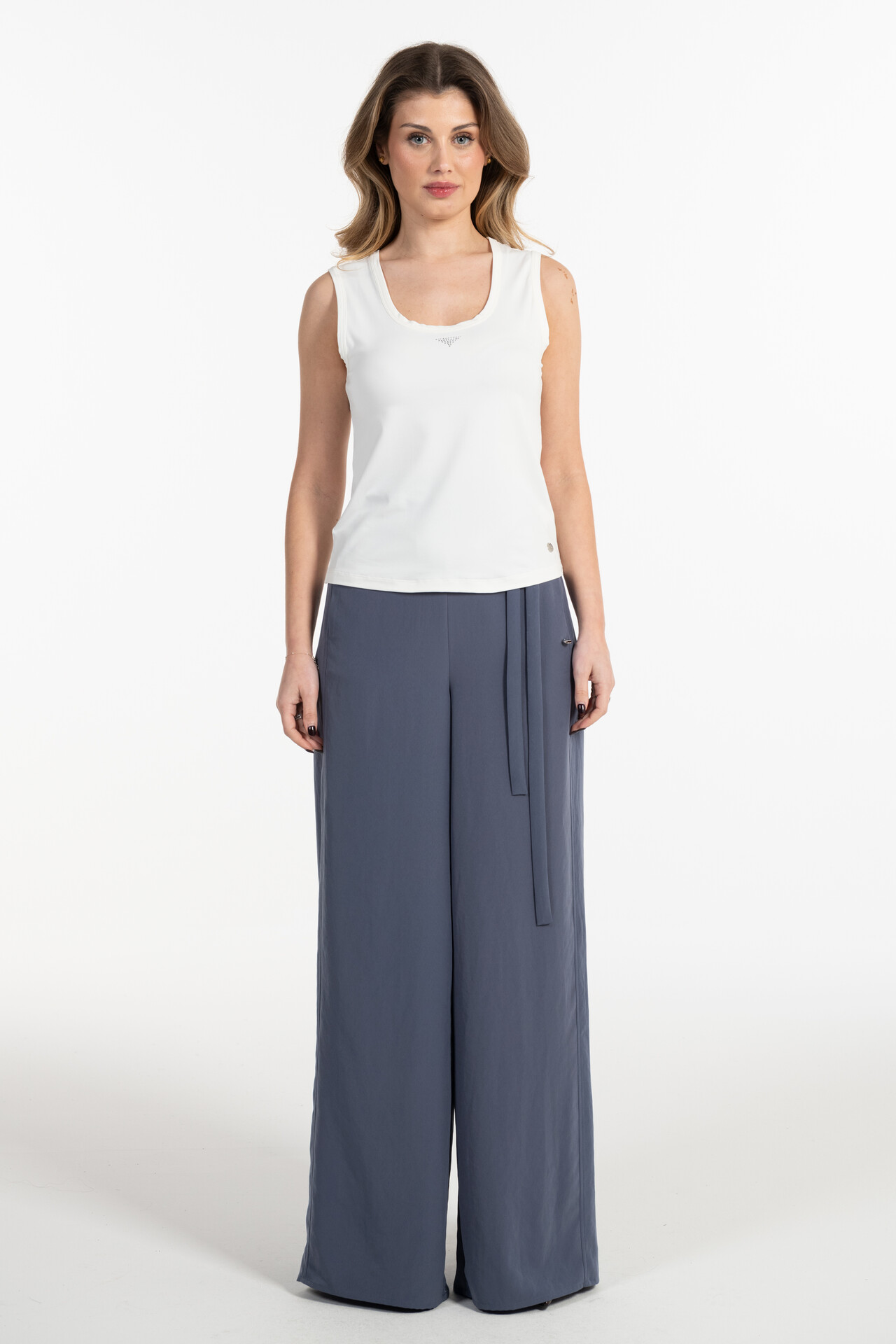 KNIT TOP WITH SHIMMER DETAIL