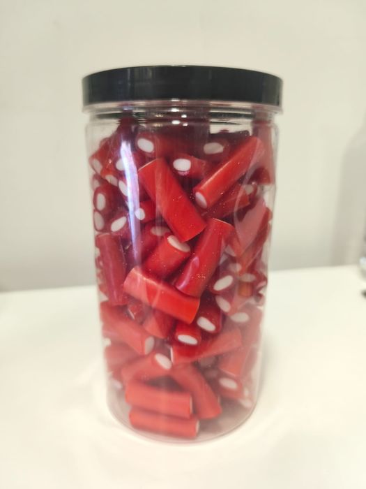 Mini Tubos Morango Brilho