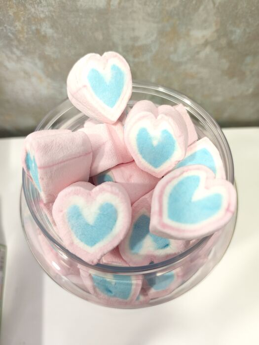 Marshmallows Corações