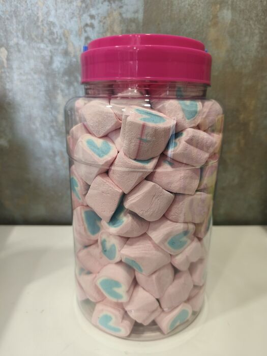 Marshmallows Corações