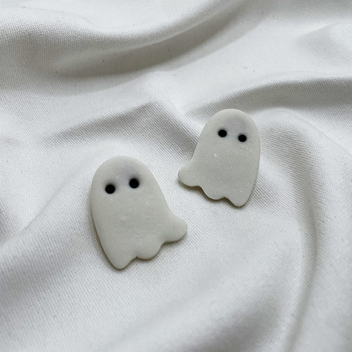 Brincos para o halloween de fantasma pequenos