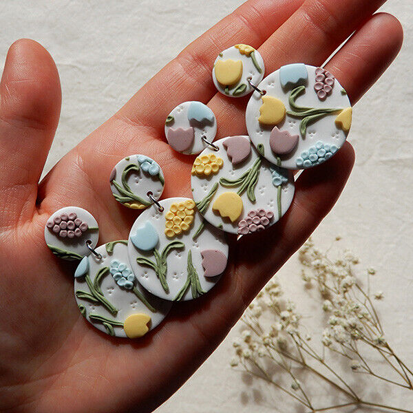 brincos pendentes coloridos, ares primaveris