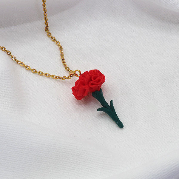 colar cravo de fio dourado