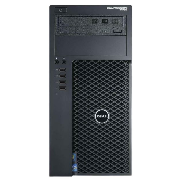 Dell Precision T1700 Workstation Recondicionada – Intel Xeon E3-1220 v3 | 32GB RAM | SSD 128GB + HDD 1TB | NVIDIA NVS 310 | Windows 10 Pro