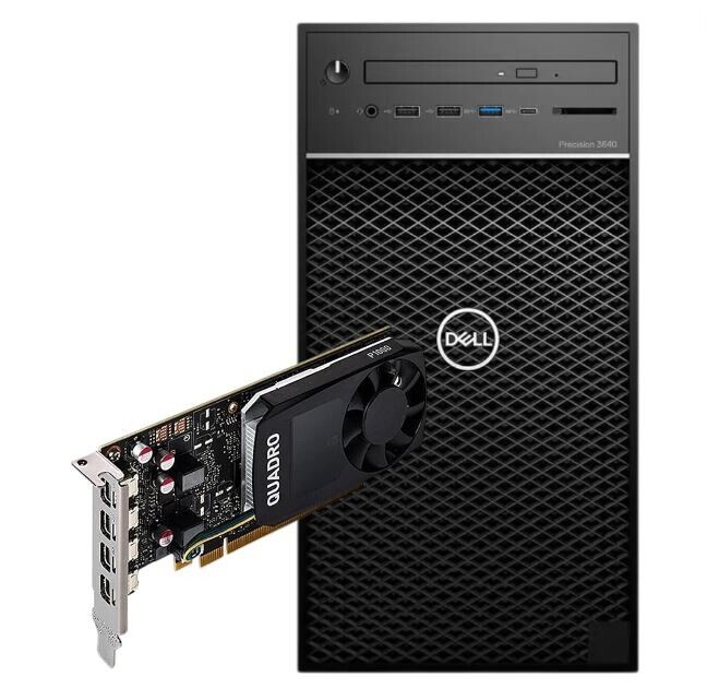 Dell Precision 3630 Workstation Recondicionada – Intel Core i7 8ª Geração | 16GB RAM | SSD 512GB | NVIDIA Quadro P1000 4GB | Windows 11 Pro