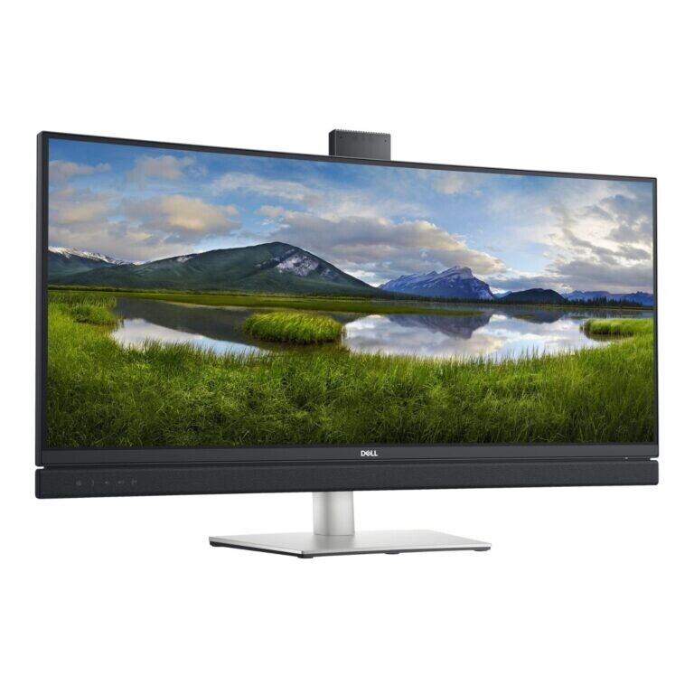 Dell C3422WE – 34″ | IPS | UWQHD | 21:9 Curvo | Webcam | Speakers | Dock Monitor USB-C