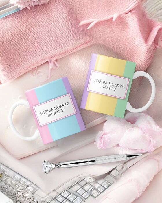 Caneca Candy personalizada com nome