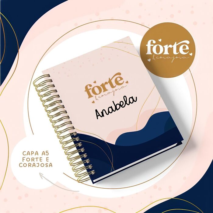 Caderno Forte e Corajosa