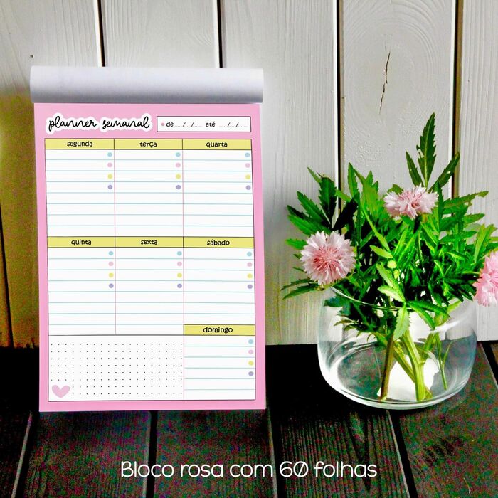 Planner Semanal Candy Colors