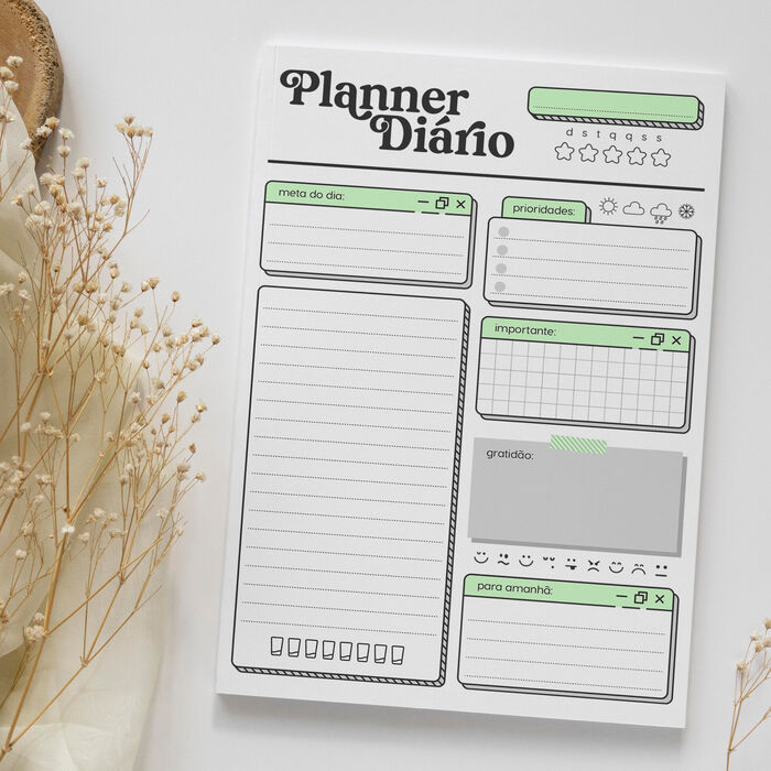 Planner Diário Tech