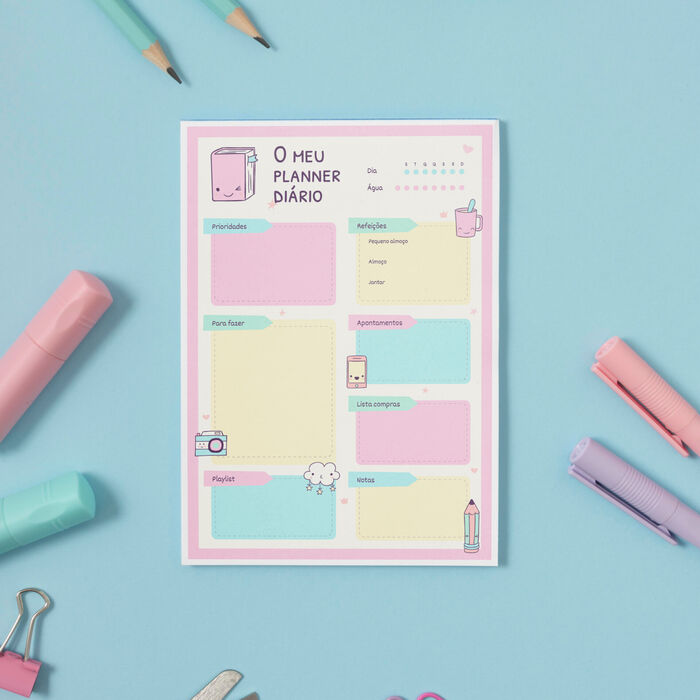 Planner Diário Cute