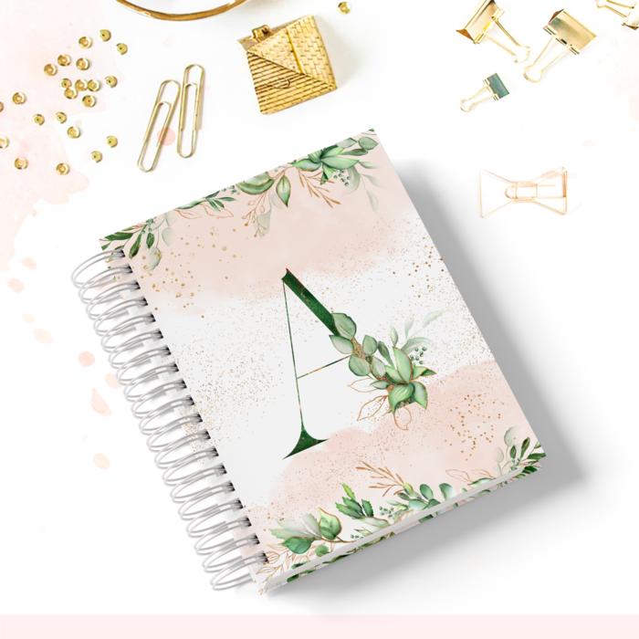 Caderno Floral Alfabeto II