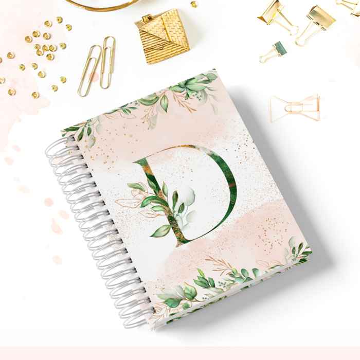 Caderno Floral Alfabeto II