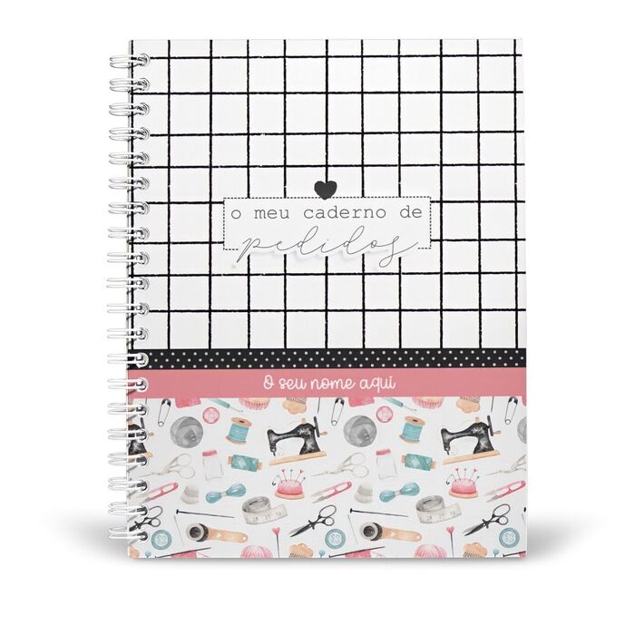 Caderno de Encomendas/Pedidos de Costura