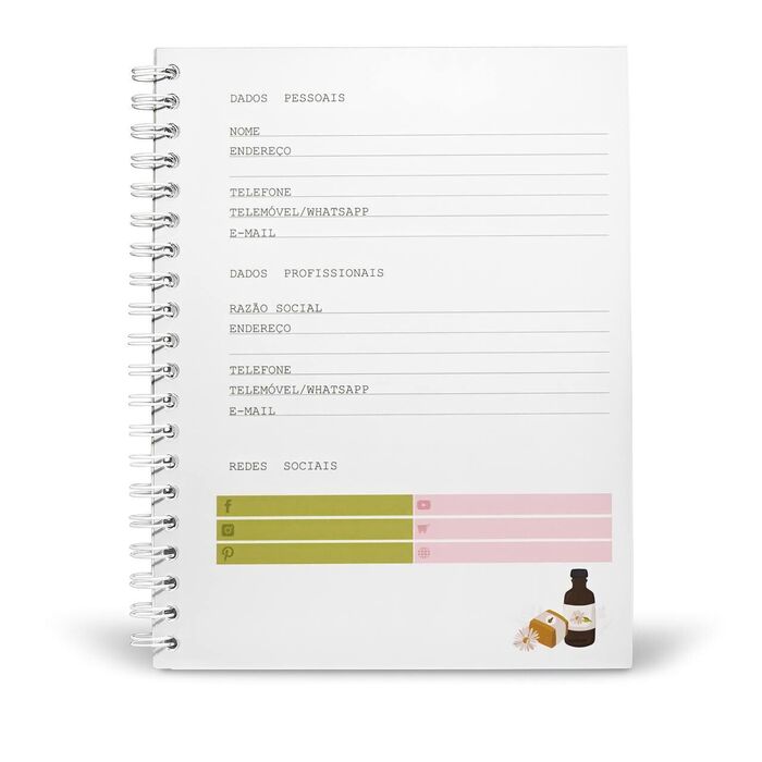 Caderno de Agendamento Estética