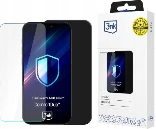 3mk Comfortduo Matt Black - Apple iPhone 15 Pro Max