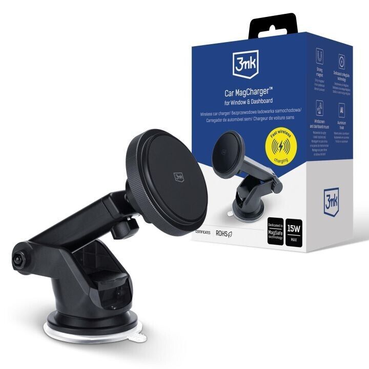 3mk Car Magcharger For Window & Daszboard