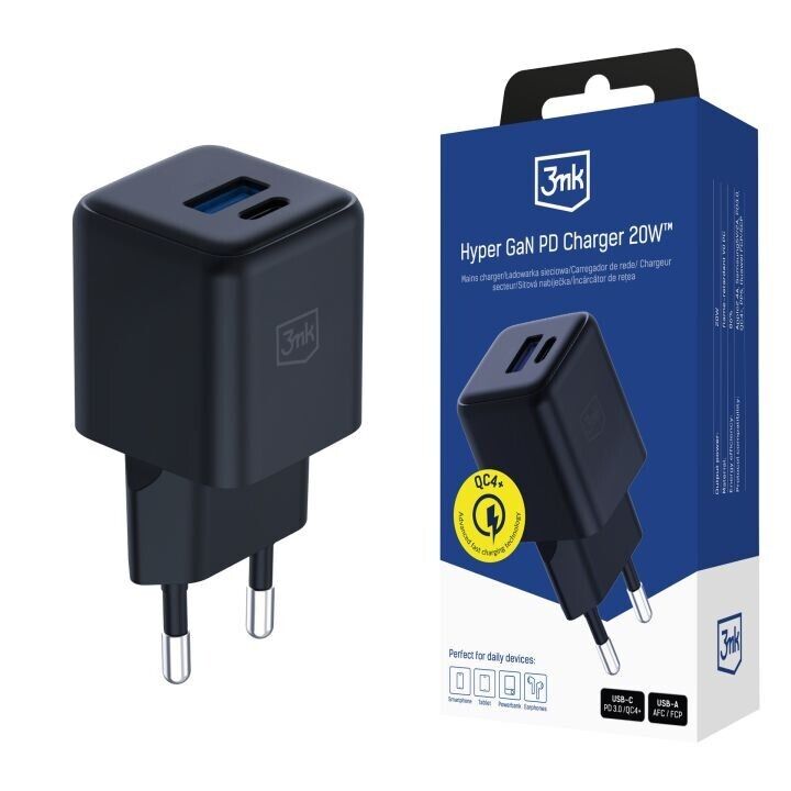 3mk Hyper Gan Charger 20W Qc4+ Pd Pps Usb 1a1c Eu