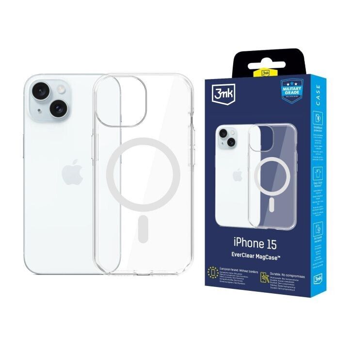 3mk Everclear Magcase - Apple iPhone 15