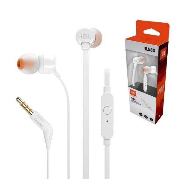 JBL Headset T110 in-ear | Branco