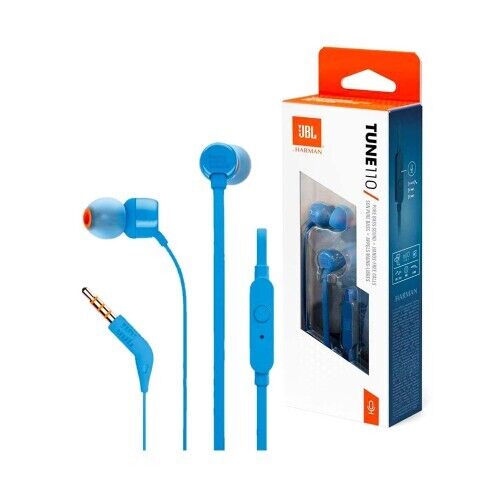 JBL Headset T110 in-ear | Azul
