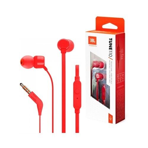 JBL Headset T110 in-ear | Vermelho