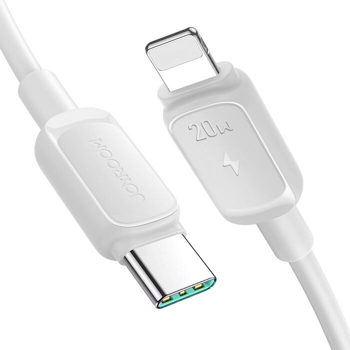 Cabo Joyroom serie multi-cor USB-C-Lightning | 1.2M | Branco