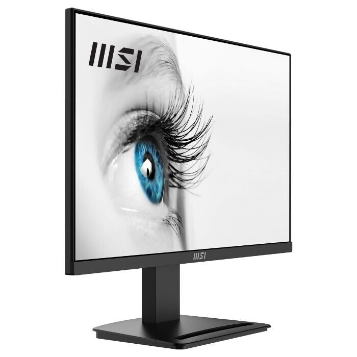 MSI Monitor Pro Mp2412. 23,8" (60Cm). Plano. Alcance. 1920X1080 (Fhd). 100Hz. Preto