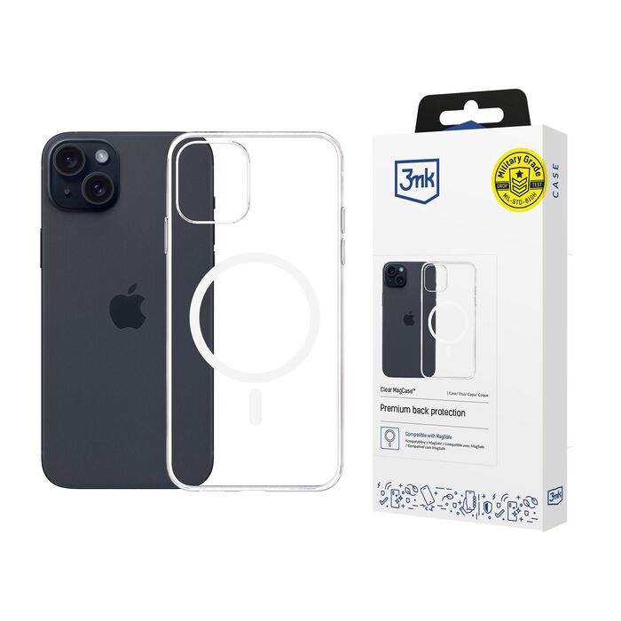 3mk Clear Magcase - Apple iPhone 15