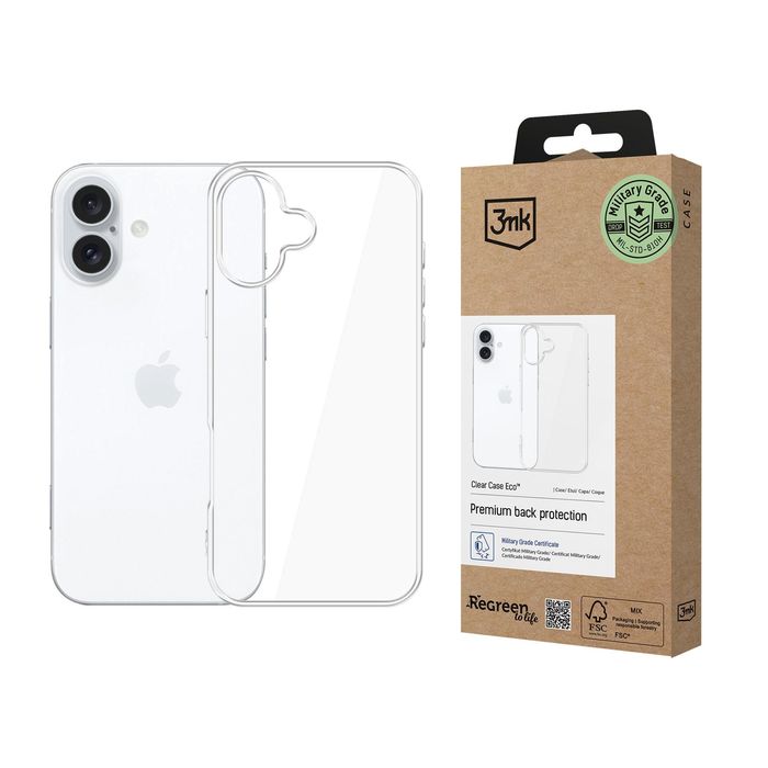 3mk Clear Case Eco Grs Cu 1304127 - Apple iPhone 16 Plus