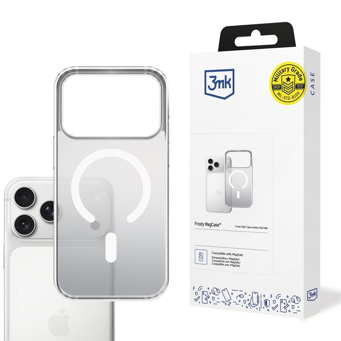 3mk Frosty Magcase White - Apple iPhone 17 Pro Max