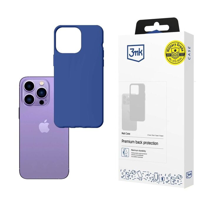 3mk Matt Case Blueb - Apple iPhone 14 Pro