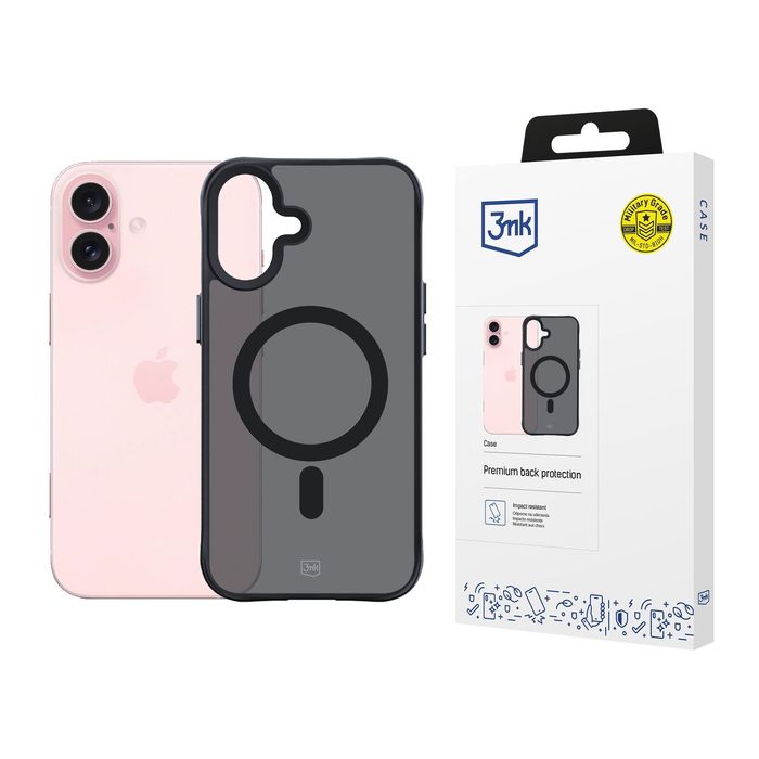3mk Smoke Magcase - Apple iPhone 16