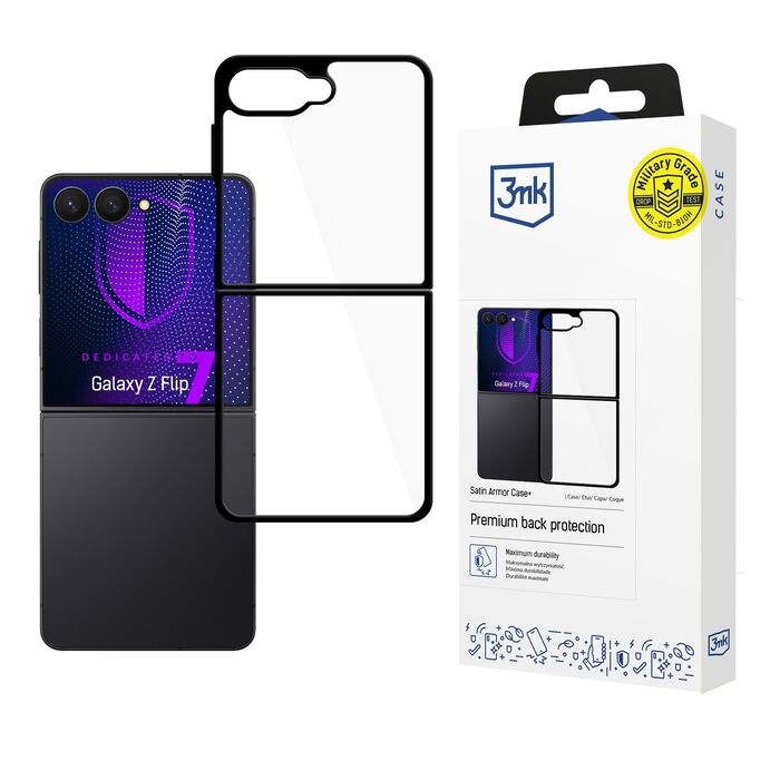 3mk Satin Armor Case+ Flip - Samsung Galaxy Z Flip 7