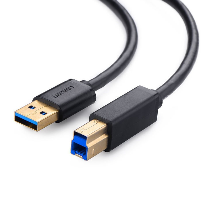 Ugreen 10372 cabo USB USB 3.2 Gen 1 (3.1 Gen 1) 2 m USB A USB B Preto