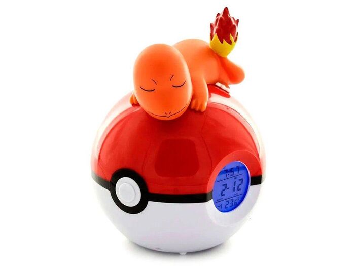 Despertador Pokemon Charmander Pokeball LED